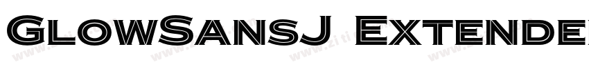GlowSansJ Extended B字体转换